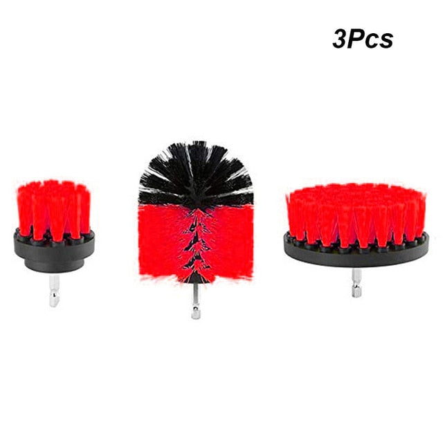 UNTIOR Drill Brush Attachment Set Power Scrubber Brush Bathroom Cleaning Kit with Extender Multipurpose Clean for Kitchen Grout