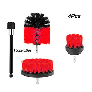 UNTIOR Drill Brush Attachment Set Power Scrubber Brush Bathroom Cleaning Kit with Extender Multipurpose Clean for Kitchen Grout