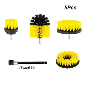 UNTIOR Drill Brush Attachment Set Power Scrubber Brush Bathroom Cleaning Kit with Extender Multipurpose Clean for Kitchen Grout