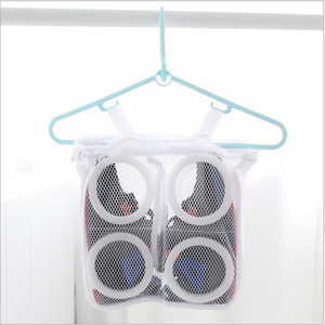 2PCS Laundry Bag Shoes Organizer Bag For Shoe Mesh Laundry Shoes Bags Dry Shoe Home Organizer Portable Laundry Washing Bags New