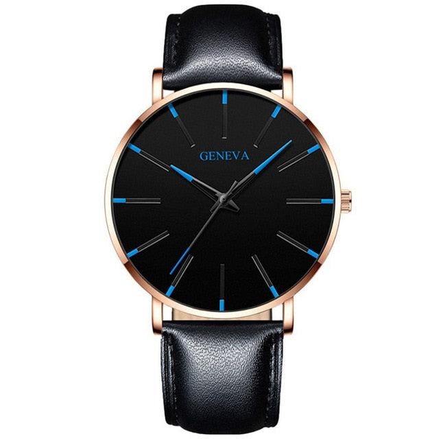 Minimalist Men's Fashion Ultra Thin Watch