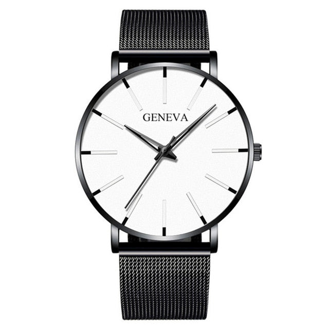 Minimalist Men's Fashion Ultra Thin Watch