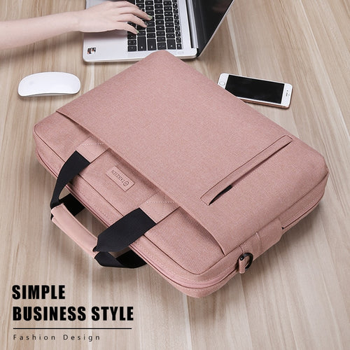 Laptop Bag 13.3 14 15.6 17.3 Inch Waterproof Notebook Bag for Macbook Air Pro 13 15 Computer Shoulder Handbag Briefcase Bag