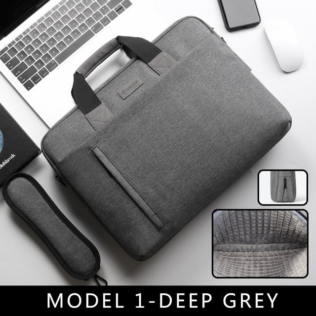 Laptop Bag 13.3 14 15.6 17.3 Inch Waterproof Notebook Bag for Macbook Air Pro 13 15 Computer Shoulder Handbag Briefcase Bag