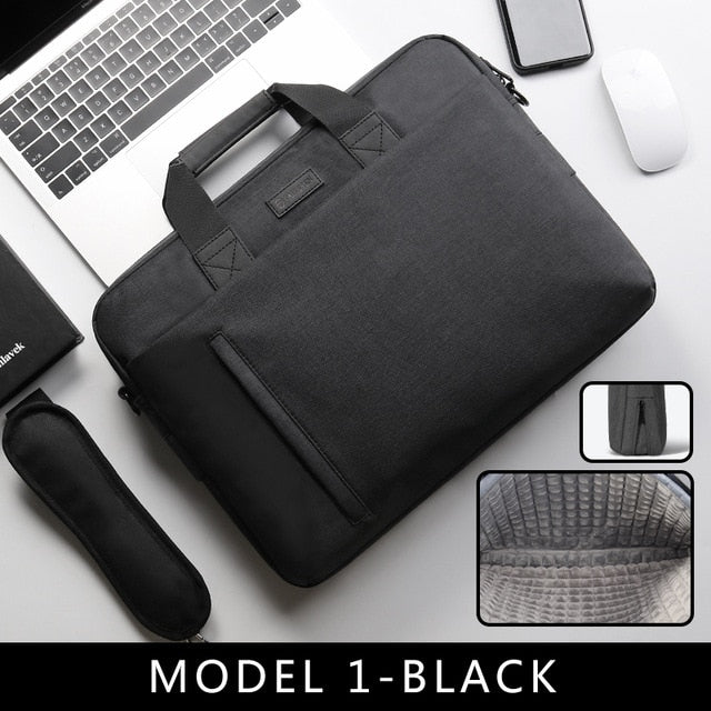 Laptop Bag 13.3 14 15.6 17.3 Inch Waterproof Notebook Bag for Macbook Air Pro 13 15 Computer Shoulder Handbag Briefcase Bag