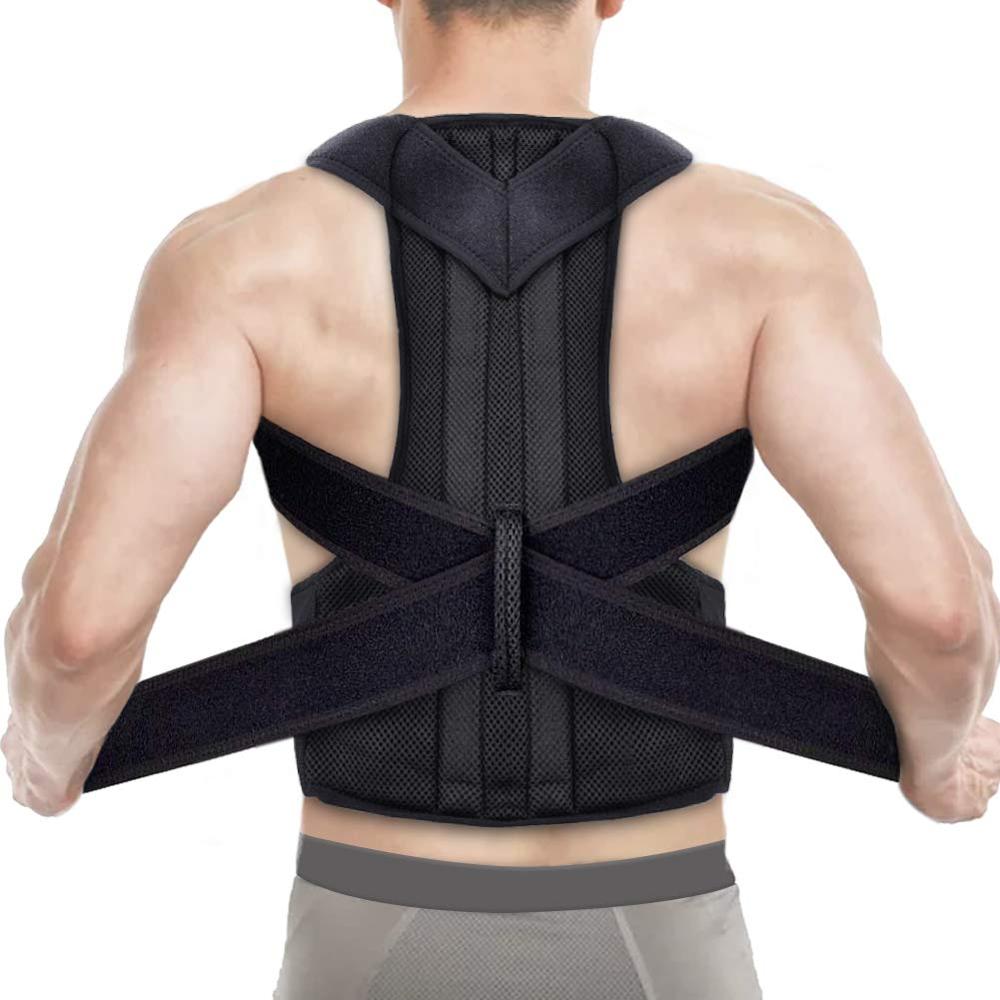 Aptoco Posture Corrector Back Posture Brace Clavicle Support Stop Slouching and Hunching Adjustable Back Trainer Unisex