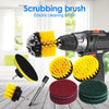 4/5/11/12pc Power Scrubber Brush Drill Brush Clean for Bathroom Surfaces Tub Shower Tile Grout Cordless Power Scrub Cleaning Kit