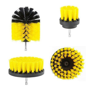 4/5/11/12pc Power Scrubber Brush Drill Brush Clean for Bathroom Surfaces Tub Shower Tile Grout Cordless Power Scrub Cleaning Kit