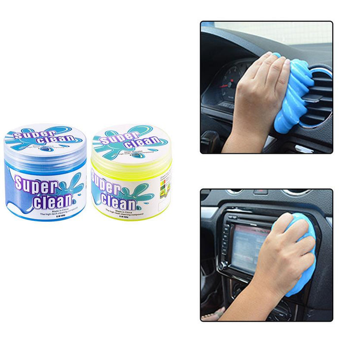 160g Car Cleaning Glue Slime Automobile Cup Holders Sticky Jelly Gel Compound Dust Wiper Cleaner